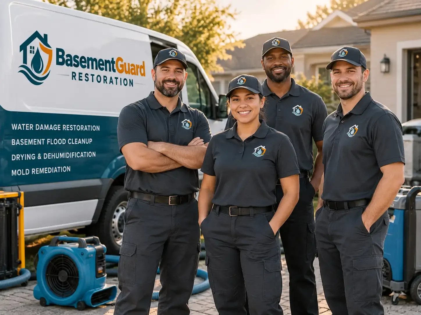 Basement Water Damage Restoration company in Reva, SD